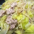 なーなちゃん's cooksnap of when they made 豚バラ・もやし・キャベツの酒蒸し.