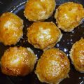 patepateco's cooksnap of when they made 鶏ミンチの甘辛にんにくバター醤油のつくね.