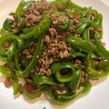tamichi's cooksnap of when they made ピーマンとひき肉のオイスター炒め.
