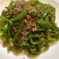 tamichi's cooksnap of when they made ピーマンとひき肉のオイスター炒め.