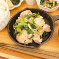 のんちごはん♡'s cooksnap of when they made 鶏ももと小松菜のにんにく炒め.