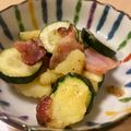 ねみねみ's cooksnap of when they made ズッキーニとじゃがいもの粉チーズ炒め.