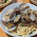 kaiselim's cooksnap of when they made 絶品お店のボンゴレビアンコ！あさりパスタ.
