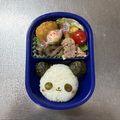 Chaaa_room's cooksnap of when they made 簡単！キャラ弁☆かわいいパンダちゃん.