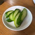 しゅうう's cooksnap of when they made 材料2つ　簡単きゅうりの浅漬け.