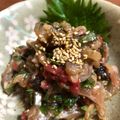 おじ☆さん's cooksnap of when they made アジの梅しそ和え～カルパッチョ風～.