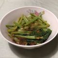 古楽大好き's cooksnap of when they made かぶの葉の梅おかか和え.