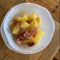 みるく茶's cooksnap of when they made ジャーマンポテト簡単♪レンジベーコン.