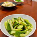Superlittleboo's cooksnap of when they made きゅうりとセロリのごま油漬け.