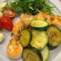 すーみぃー's cooksnap of when they made ズッキーニと海老のニンニク炒め.