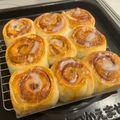 chamo's cooksnap of when they made ふわふわ シナモンロール ちぎりパン.