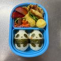 Chaaa_room's cooksnap of when they made 簡単*幼稚園お弁当 *パンダ* キャラ弁.