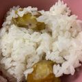 ゆりはるみ♡'s cooksnap of when they made シンプルがおいしい✿栗ごはん.