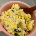 ズボラぷりん🍮's cooksnap of when they made 豆腐とほうれん草の卵炒め☆離乳食幼児食に.