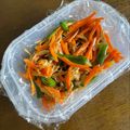 naoko's cooksnap of when they made にんじんとピーマンとえのきの塩きんぴら.