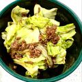 しゅがーぐらいだー's cooksnap of when they made 簡単おいし〜♪キャベツと挽肉甘辛炒め.