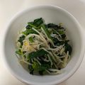 lala^^'s cooksnap of when they made 簡単！ほうれん草ともやしの旨塩ナムル.
