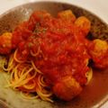 クック4XIHMS☆'s cooksnap of when they made 冷凍肉団子で超簡単！ミートボールパスタ.