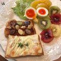 こつゆ514's cooksnap of when they made ★ハム・チーズトースト.