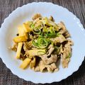 まーちゃろう's cooksnap of when they made ☆豚バラとエリンギのポン酢炒め.