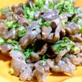 ポッパンコ's cooksnap of when they made インスタで800人が保存！砂肝の牛タン風.