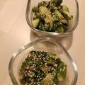 アクセル☆'s cooksnap of when they made ♪きゅうりオクラ大葉のごま油和え♪.