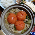 よちりん's cooksnap of when they made まるごとトマトと豚のすきやき鍋.