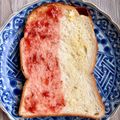 悠LOVE航's cooksnap of when they made ジャムとバターのハーフ＆ハーフトースト.