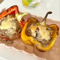 はなでじ's cooksnap of when they made パプリカの肉詰め　オーブン焼き.