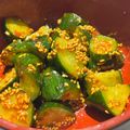 ＊TKC＊'s cooksnap of when they made 胡瓜大量消費★おつまみに★胡瓜豆板醤あえ.