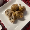☆R☆☆'s cooksnap of when they made マッシュルーム豚巻きオイマヨ粒マスソース.