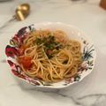 komugiko4's cooksnap of when they made フレッシュトマトのペペロンチーノ.