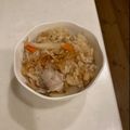 みるく茶's cooksnap of when they made 炊飯器で簡単！かしわごはん.