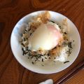 Ruriluru's cooksnap of when they made 丼弁当●15分でつくる温泉玉子の目玉丼.