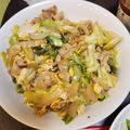ウッピィ's cooksnap of when they made 豚こまとキャベツのオイスター卵炒め.