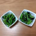 みぃくんのママ's cooksnap of when they made 小松菜のわさびナムル.