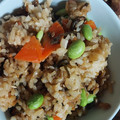 mnママ☆'s cooksnap of when they made 炊飯器で簡単～塩こんぶ炊き込みご飯.
