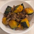 みどぐりーん's cooksnap of when they made 減塩でも満足☆かぼちゃと牛肉のごま風味.
