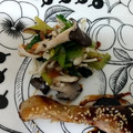 *neige*'s cooksnap of when they made 5分で完成！ほうれん草とキノコの梅肉和え.