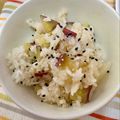 こまつのまつこ's cooksnap of when they made ✿秋 炊飯器で簡単さつまいもご飯✿.