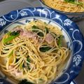 ペーシェ's cooksnap of when they made ワンパン☆ほうれん草のクリームパスタ.