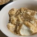 papikun's cooksnap of when they made 【中華】【変わり種】赤味噌麻婆丼.