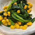 はぴゆゆ's cooksnap of when they made ほうれん草とコーンのソテー（お弁当にも）.