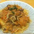 ちーまぐ's cooksnap of when they made 『ツナと茄子のアラビアータ』.