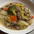 miyonoko's cooksnap of when they made 豚こまと白菜の八宝菜風.
