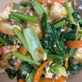 クック18QXEQ☆'s cooksnap of when they made 小松菜と厚揚げのオイスター炒め.
