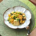 キンプリ's cooksnap of when they made ニラと豆腐と卵の甘辛炒め.