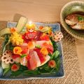 まねきねこ🎀's cooksnap of when they made ちらし寿司ケーキ♡ひな祭り♡誕生日にも♡.