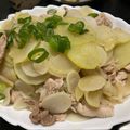 まあこぱんだ's cooksnap of when they made 大根大量消費＊豚肉と大根のゆず胡椒炒め.
