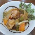 ao114's cooksnap of when they made 鶏肉と玉葱人参ピーマンのサッパリ甘酢煮★.